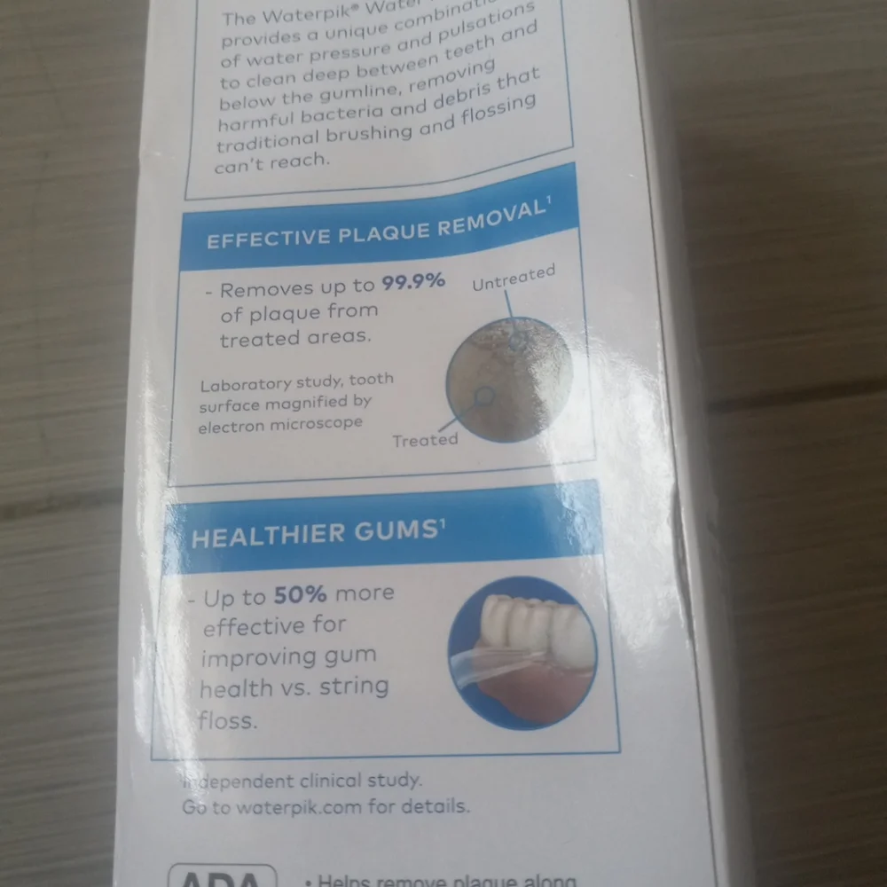 Waterpik Waterflosser Cordless Express ADA Accepted Cordless Convenience 2 Tips